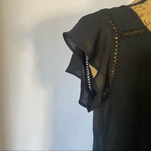 HAUTE MONDE Little Black Blouse - Picture 5 of 9